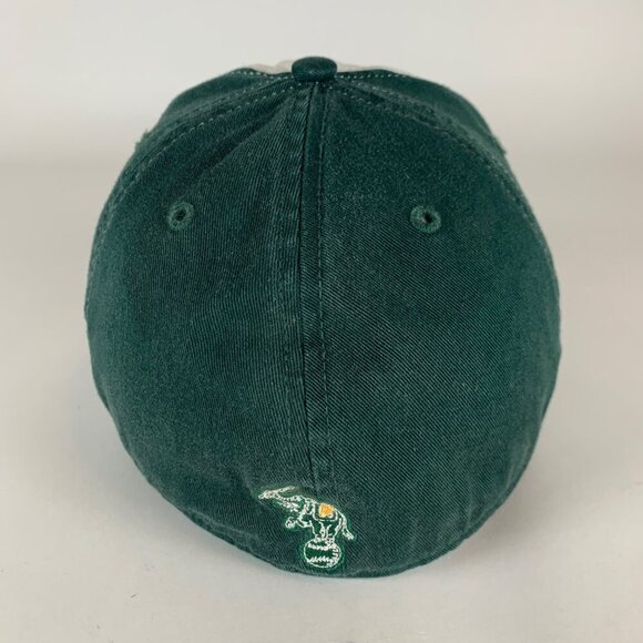 Oakland Athletics Vintage Green Twins Enterprise Franchise Fitted Hat Mens Large - Picture 3 of 5